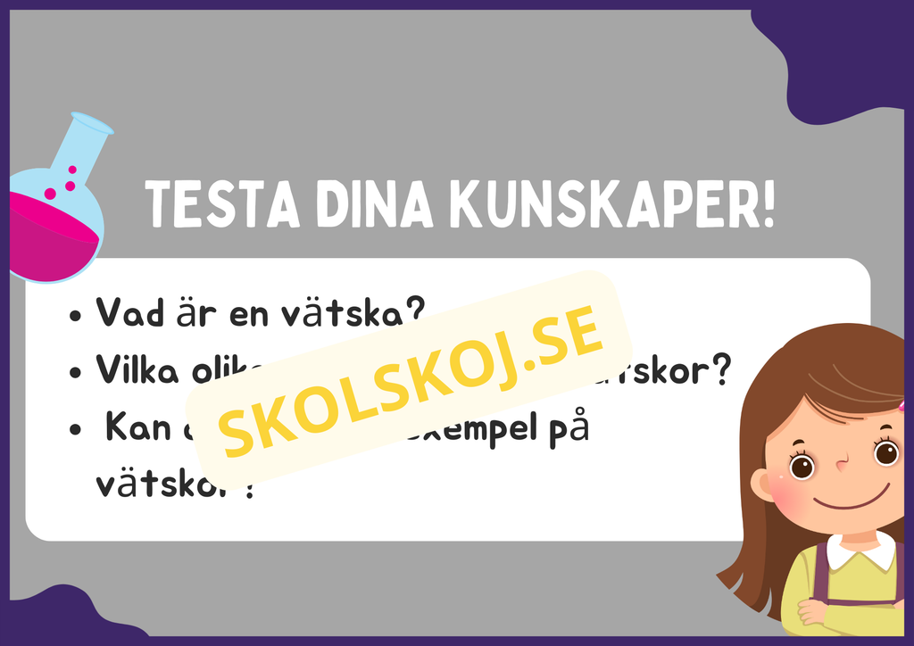 Roliga fakta om vätskor