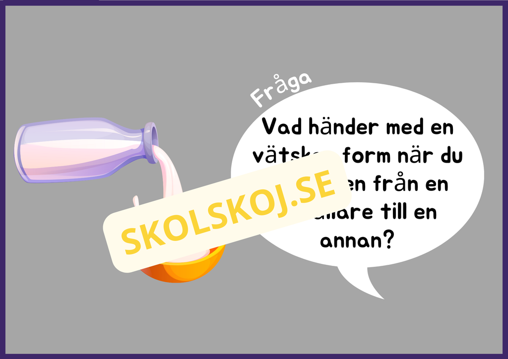 Roliga fakta om vätskor