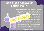 Roliga fakta om vätskor