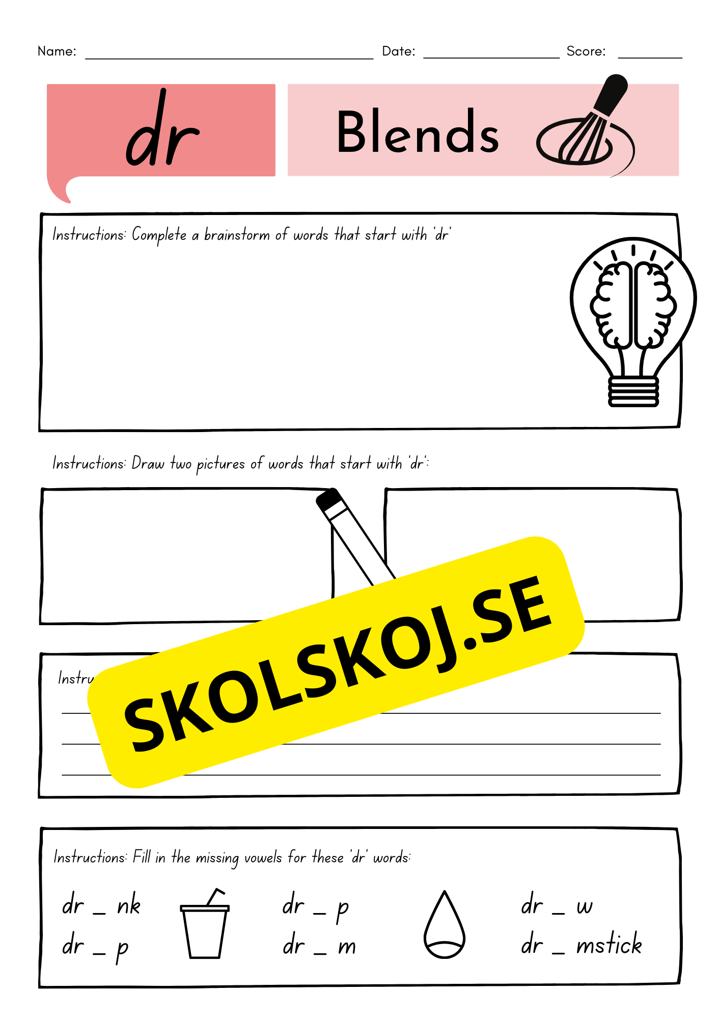 Word blends - Engelska