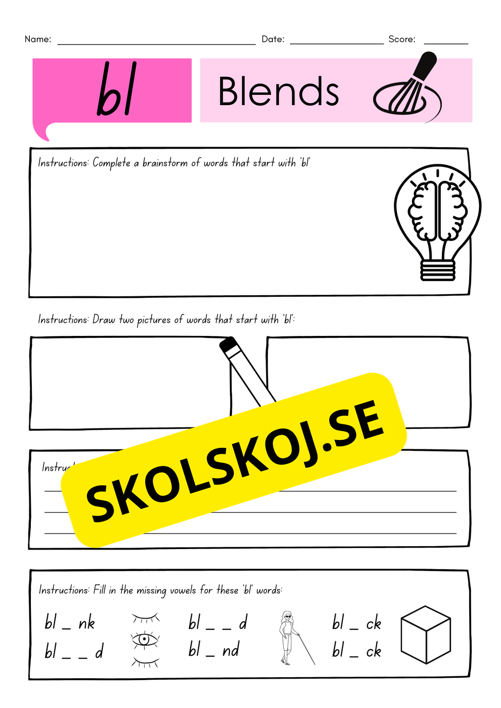 Word blends - Engelska