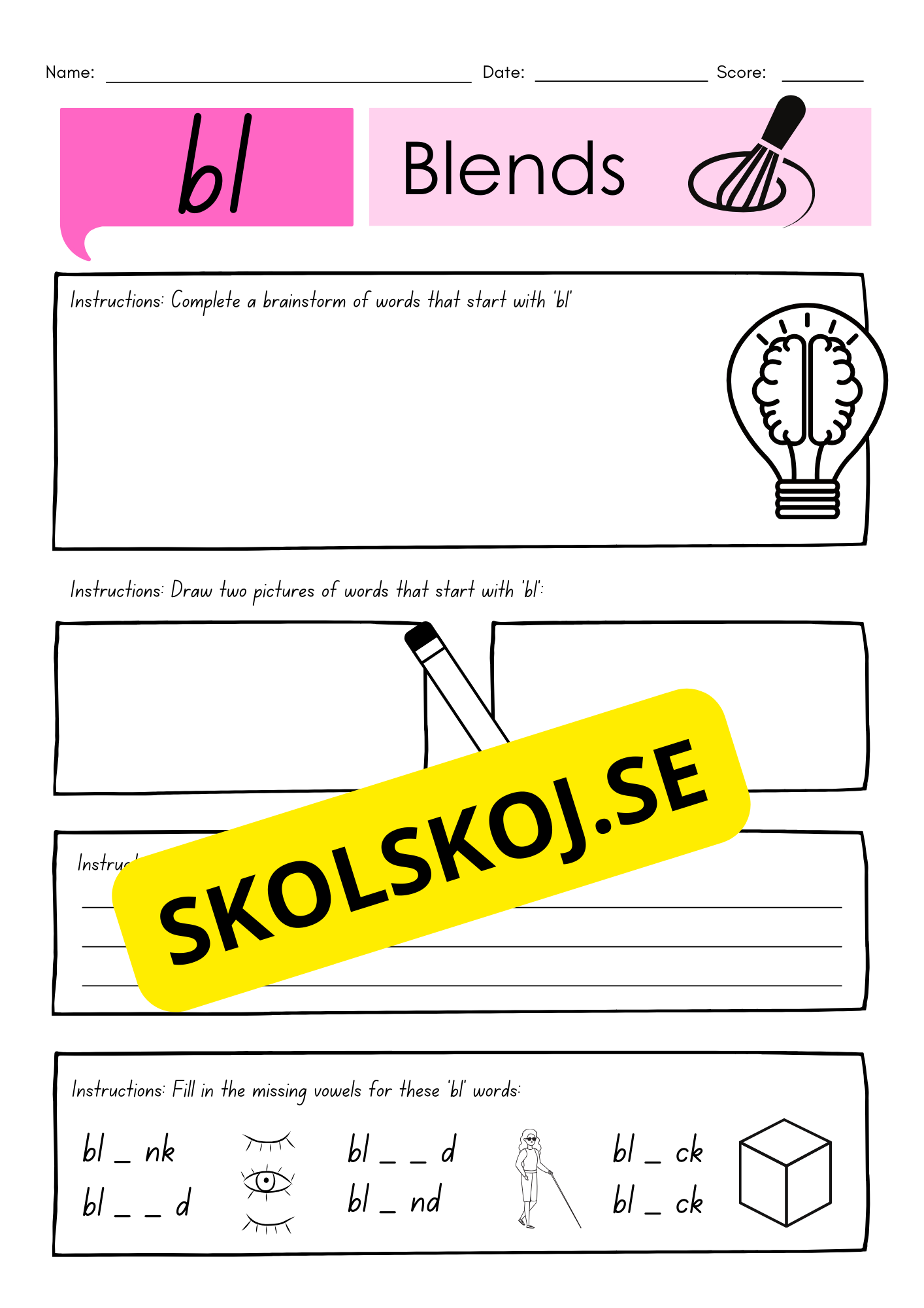 Word blends - Engelska