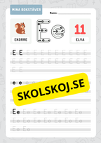 Mina bokstäver - Hela alfabetet - Häfte