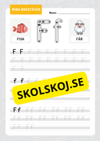 Mina bokstäver - Hela alfabetet - Häfte
