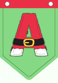 Vimpel - Jul - Alfabetet