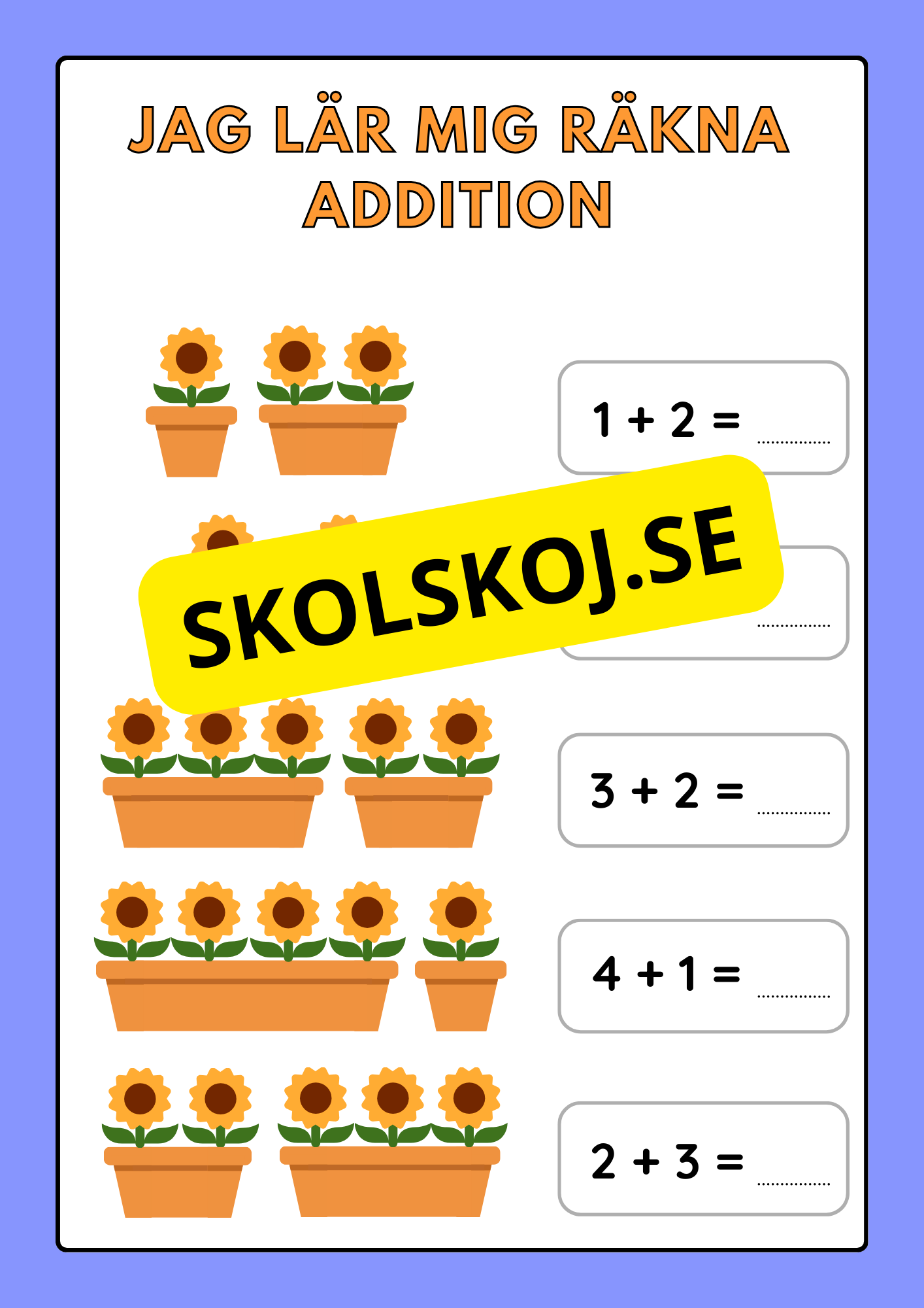 Jag lär mig räkna - Addition