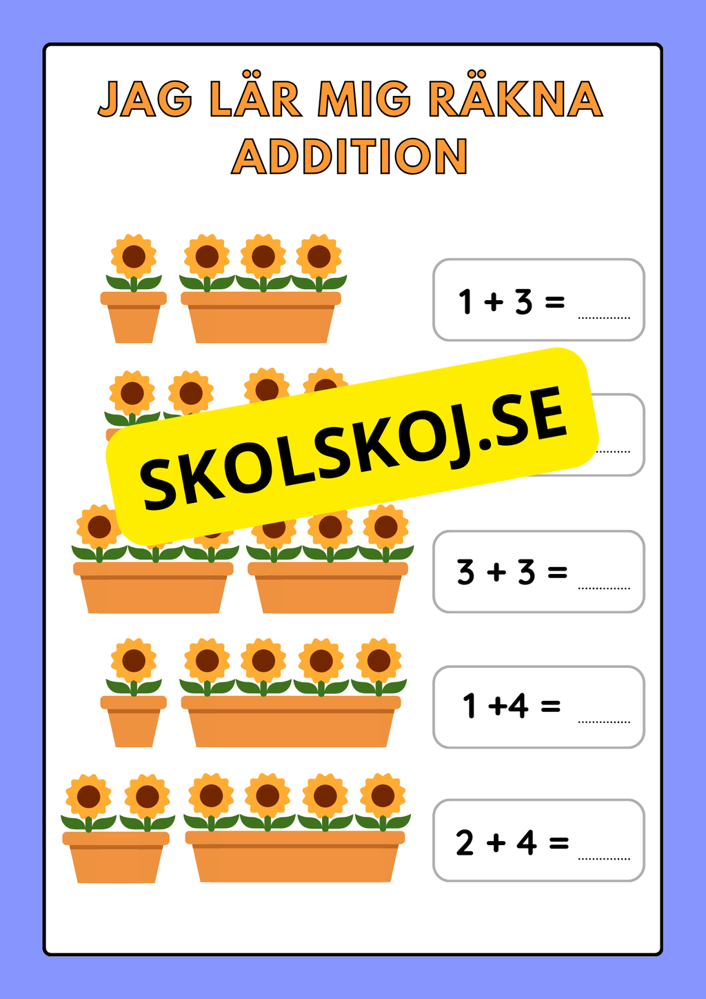 Jag lär mig räkna - Addition