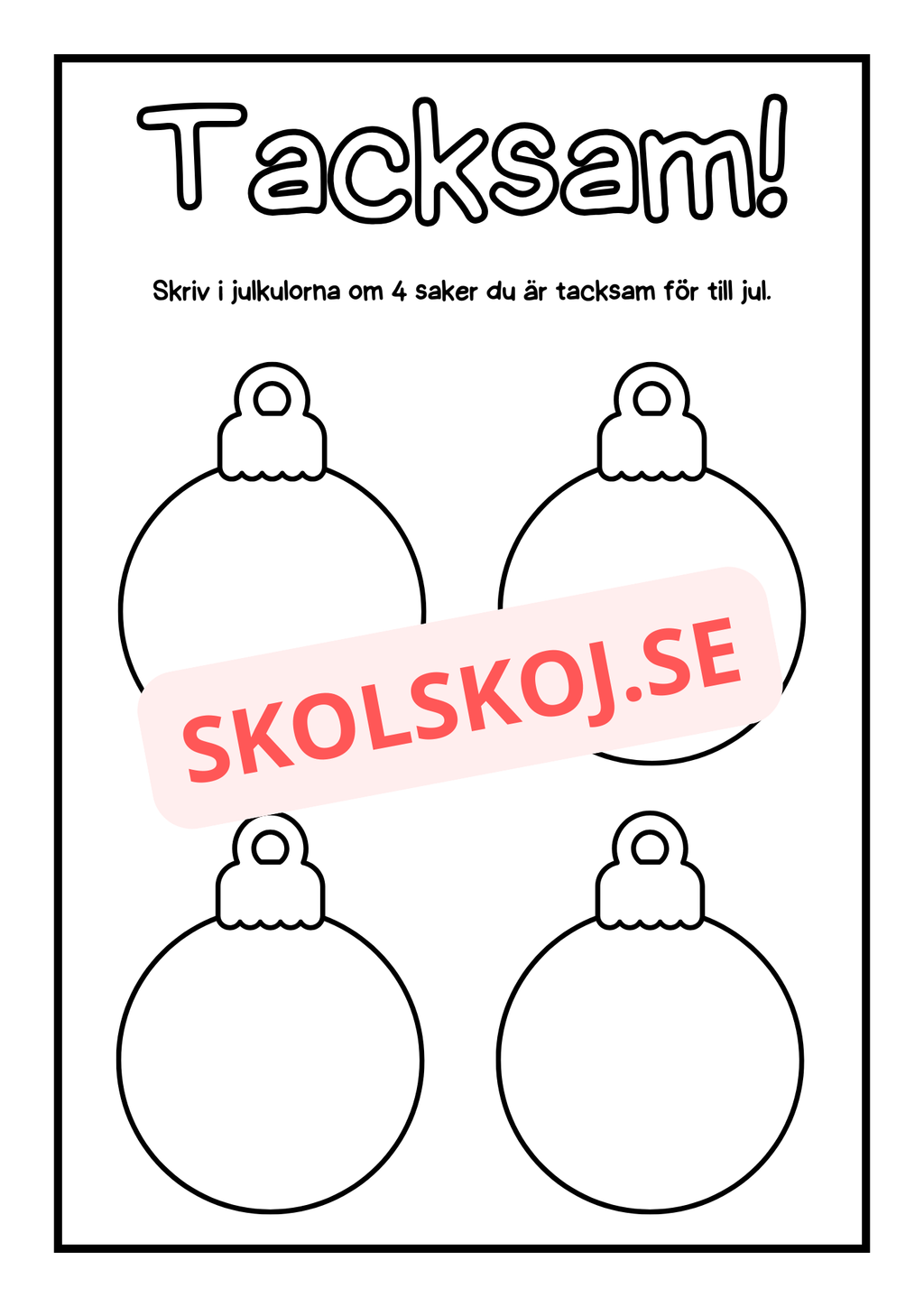 Julens aktivitetsbok