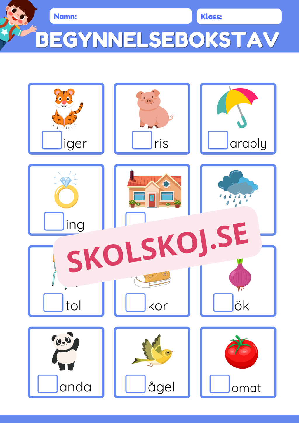 Begynnelsebokstav - Häfte