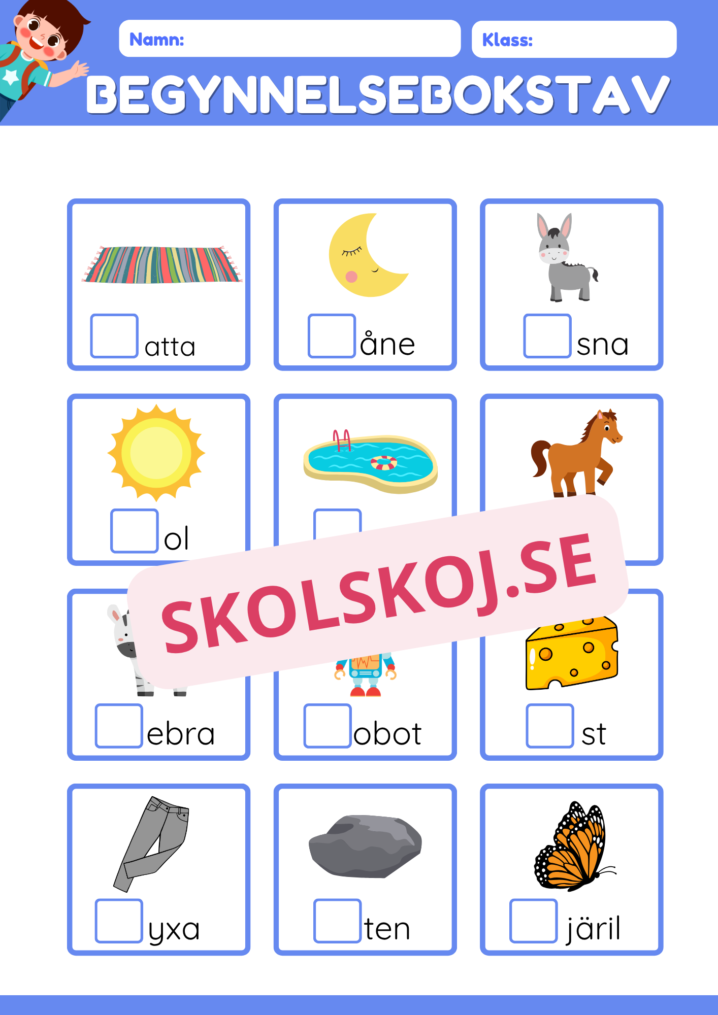 Begynnelsebokstav - Häfte