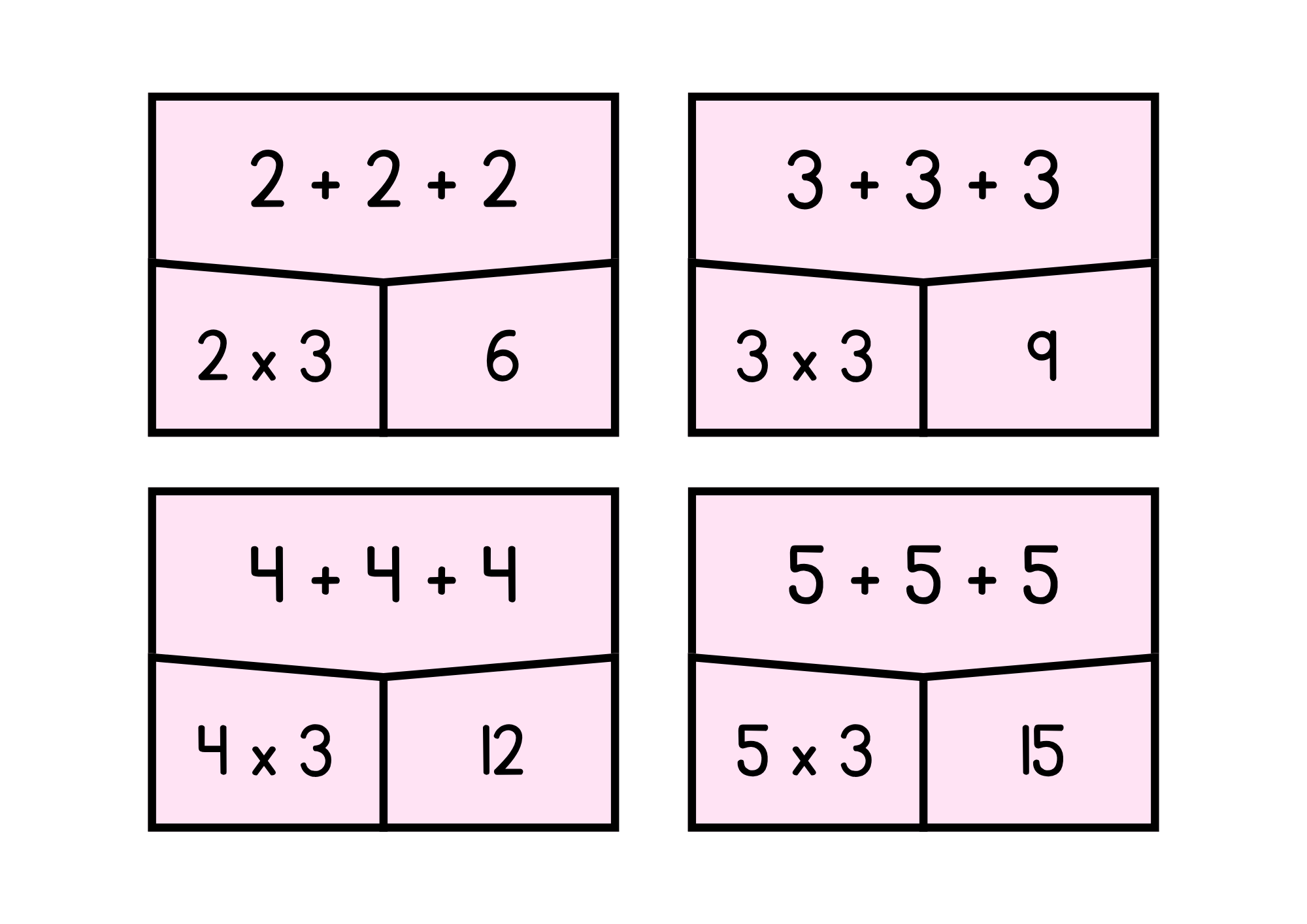 Multiplikations och additions pussel