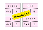 Multiplikations och additions pussel
