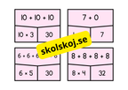 Multiplikations och additions pussel