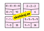 Multiplikations och additions pussel