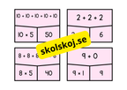 Multiplikations och additions pussel
