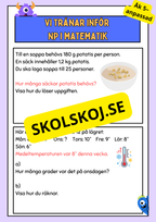 Vi tränar inför NP i matematik - Åk 5–anpassad