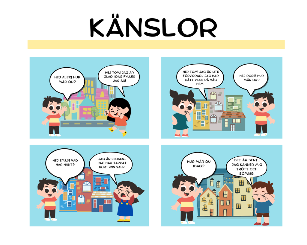 Samarbetsaktivitet: Skapa en serie - Känslor i fokus