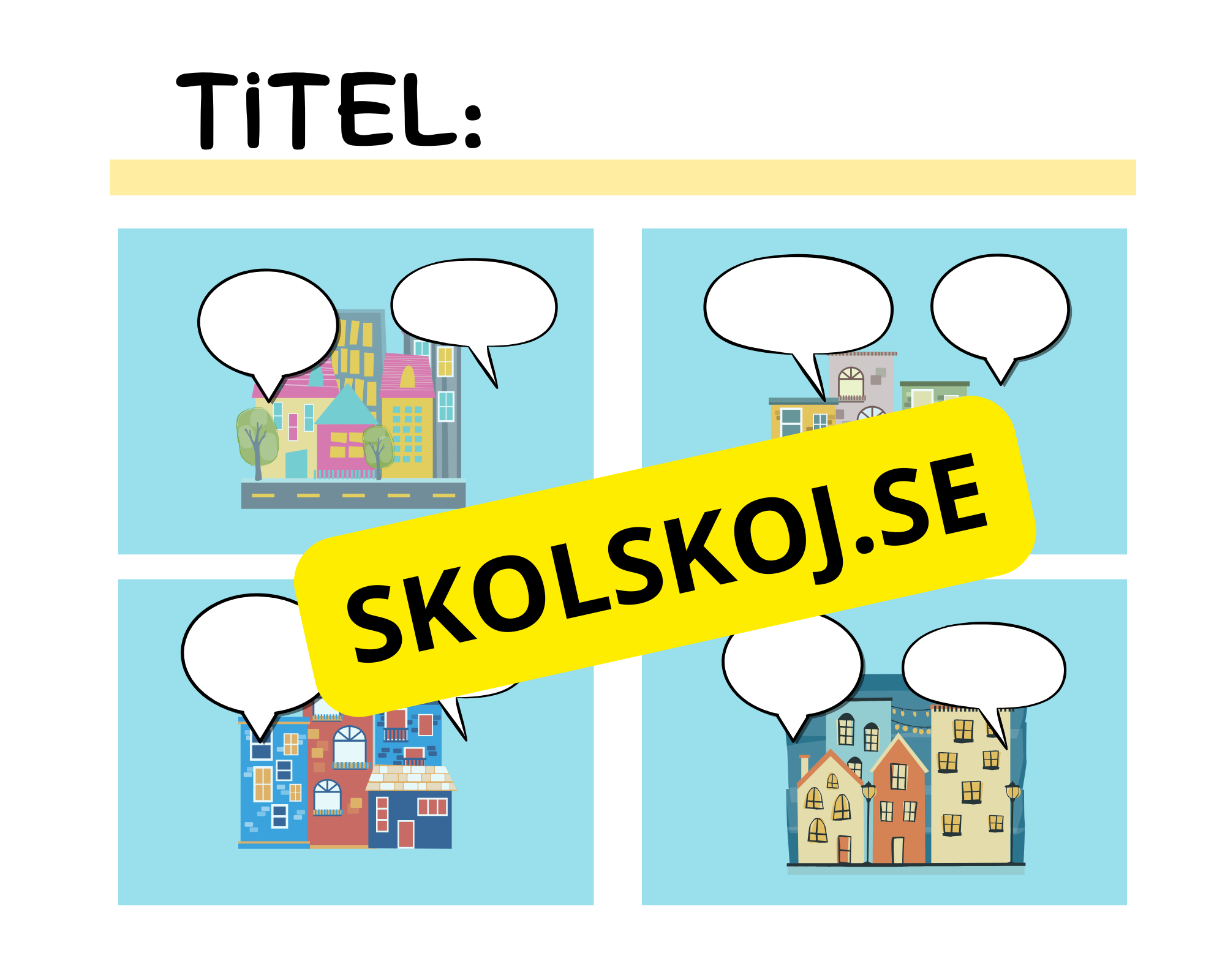 Samarbetsaktivitet: Skapa en serie - Känslor i fokus