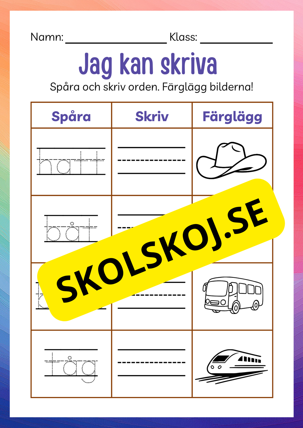 Häfte - Jag kan skriva