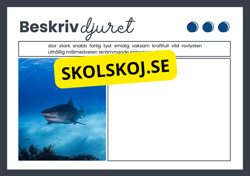 Beskriv djuret - Häfte