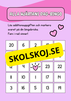 Alla hjärtans dag-bingo