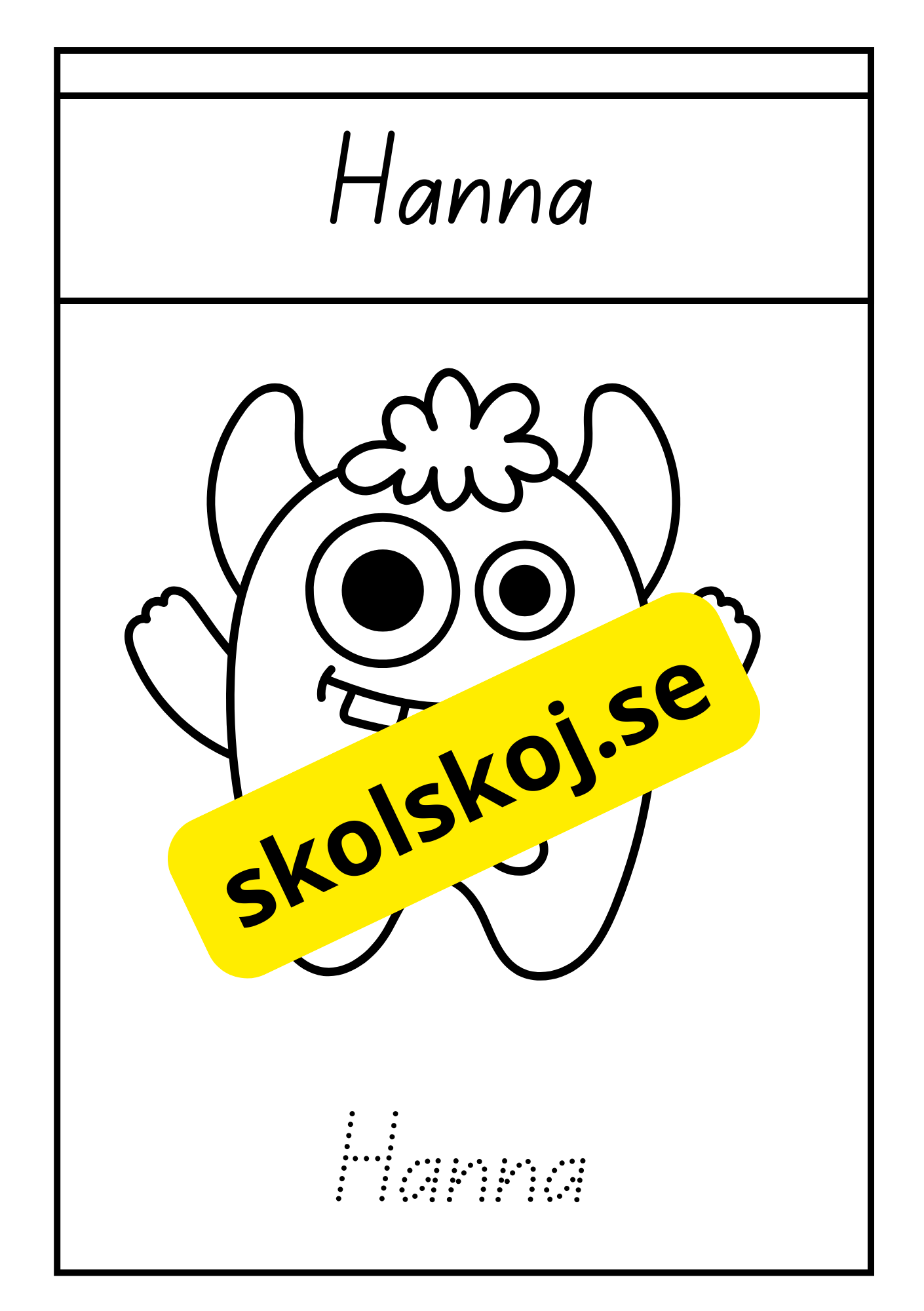 Söta monster - Målarbok