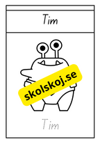 Söta monster - Målarbok