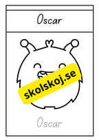Söta monster - Målarbok