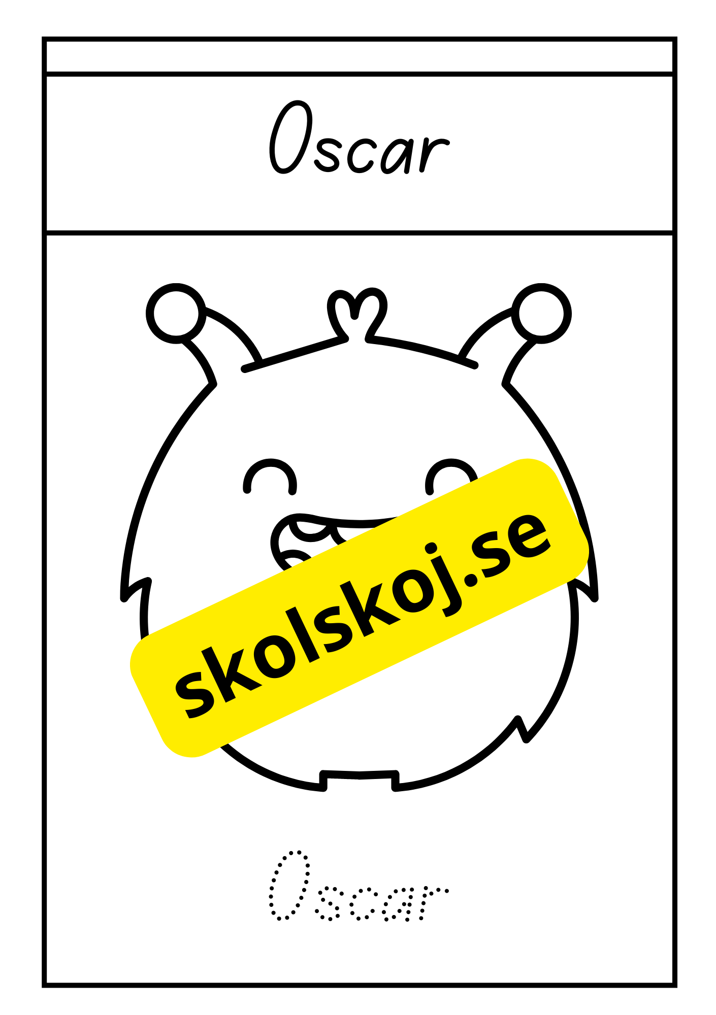 Söta monster - Målarbok