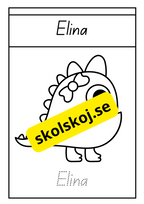 Söta monster - Målarbok