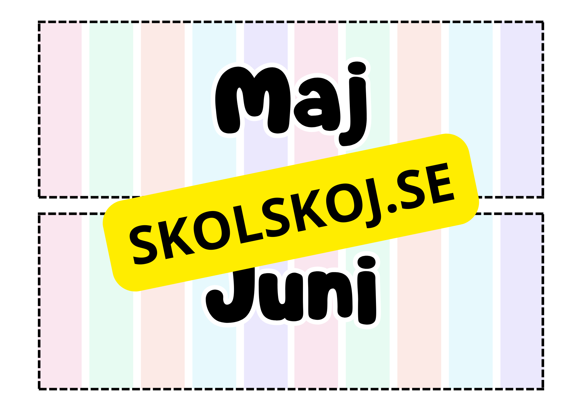 Skyltar - Månader - A5