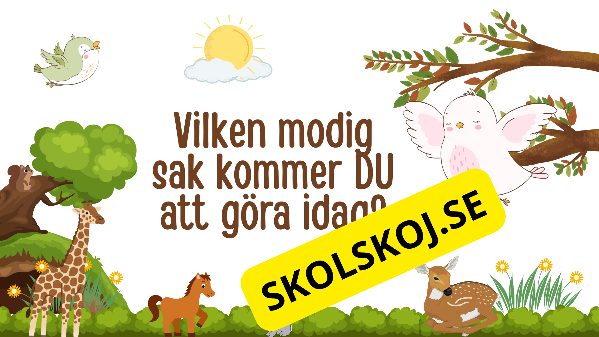 Den modiga lilla fågeln - Förskola - Årskurs 1