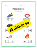Bokstavsjakt - Vilken bokstsav fattas