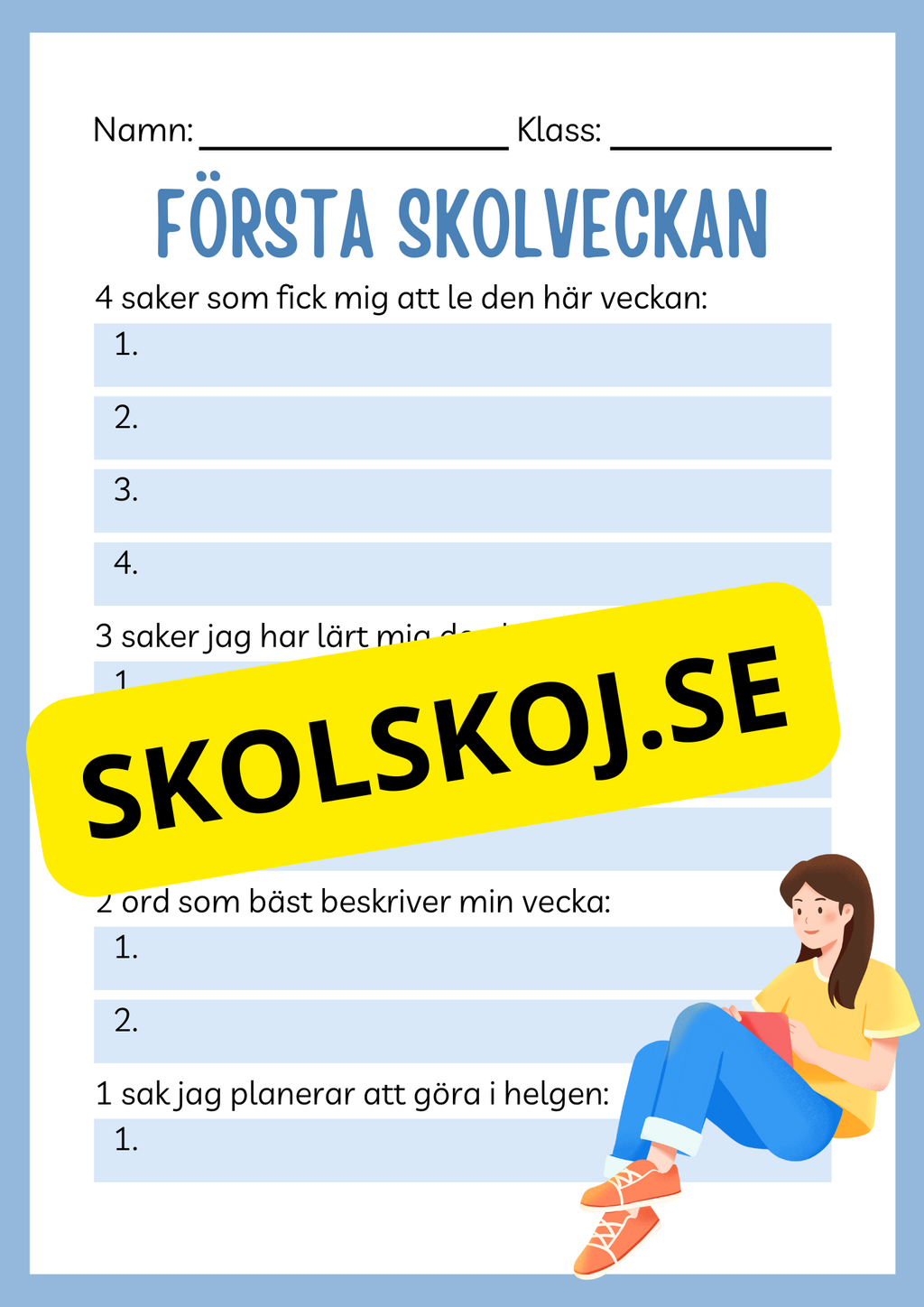 Första skolveckan