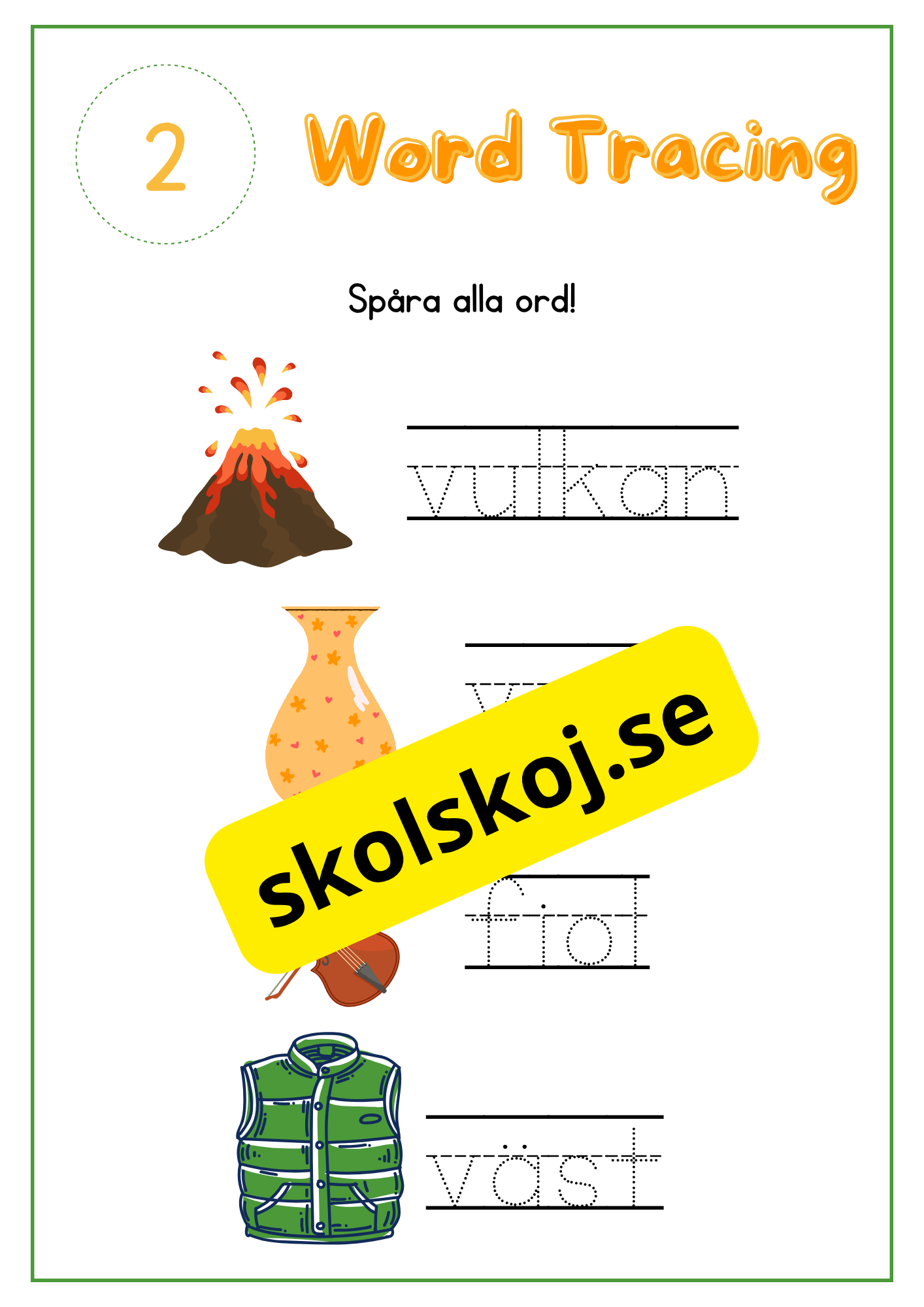 Skrivträning - Häfte - Del 3