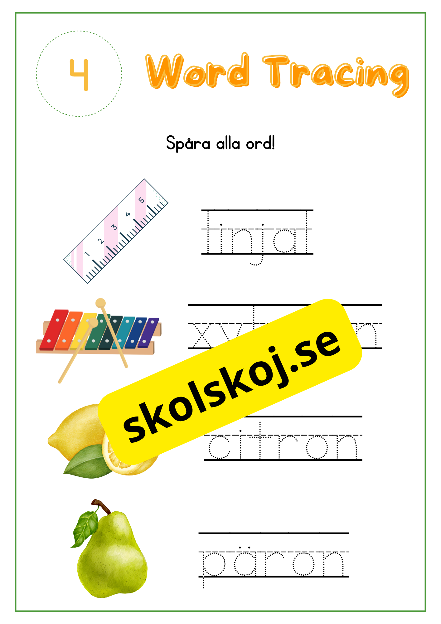 Skrivträning - Häfte - Del 3