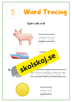 Skrivträning - Häfte - Del 3