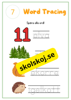 Skrivträning - Häfte - Del 3