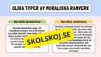 Etik och moral - Årskurs 6 - 9