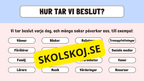 Etik och moral - Årskurs 6 - 9