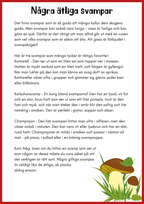 Svampar lavar och mikroorganismer - Årskurs 4 - 6