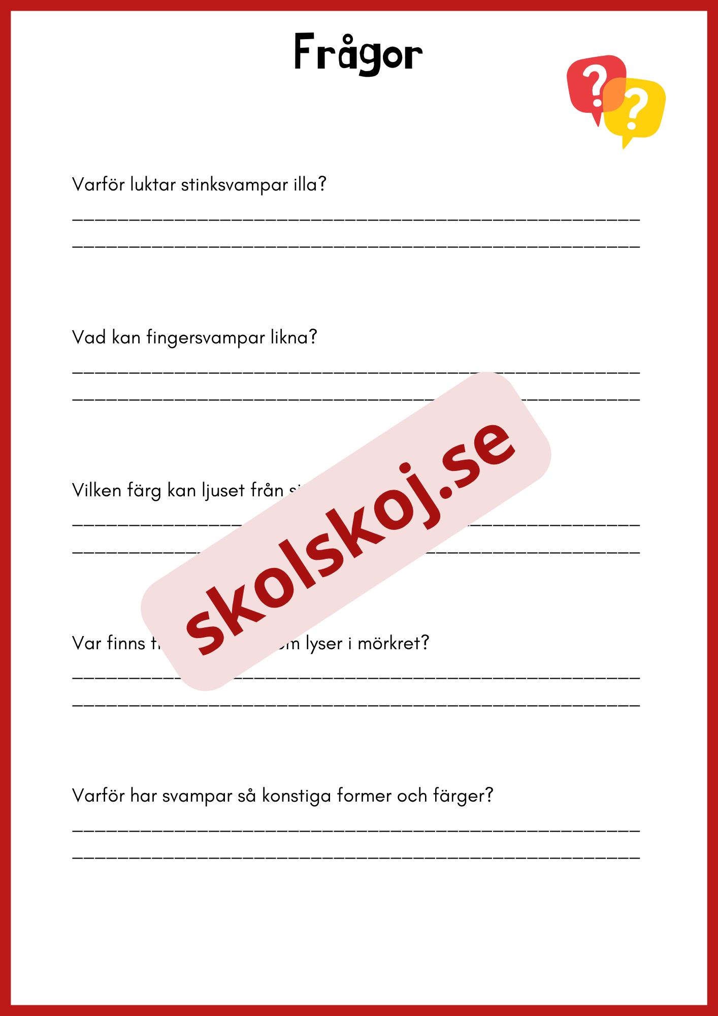 Svampar lavar och mikroorganismer - Årskurs 4 - 6