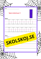 Min bokstavsträning