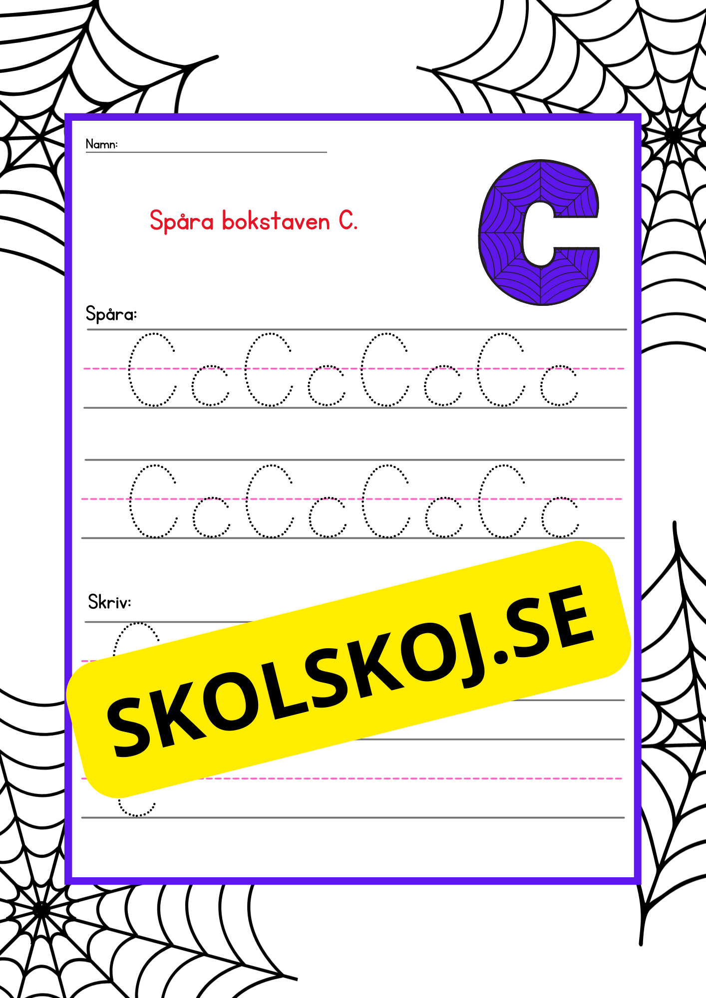 Min bokstavsträning
