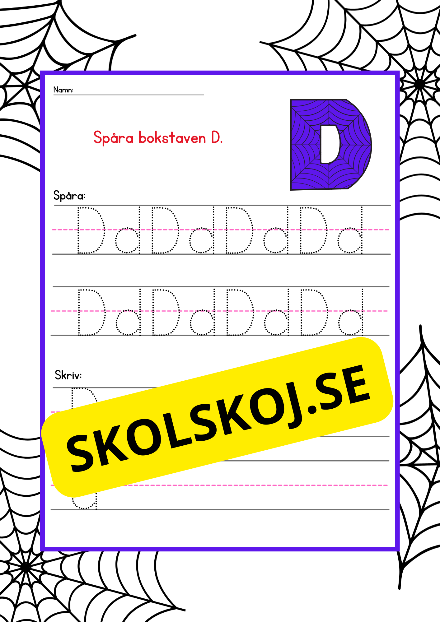 Min bokstavsträning