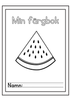 Min färgbok - Häfte