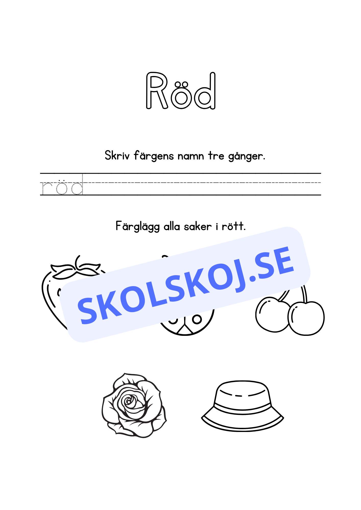 Min färgbok - Häfte