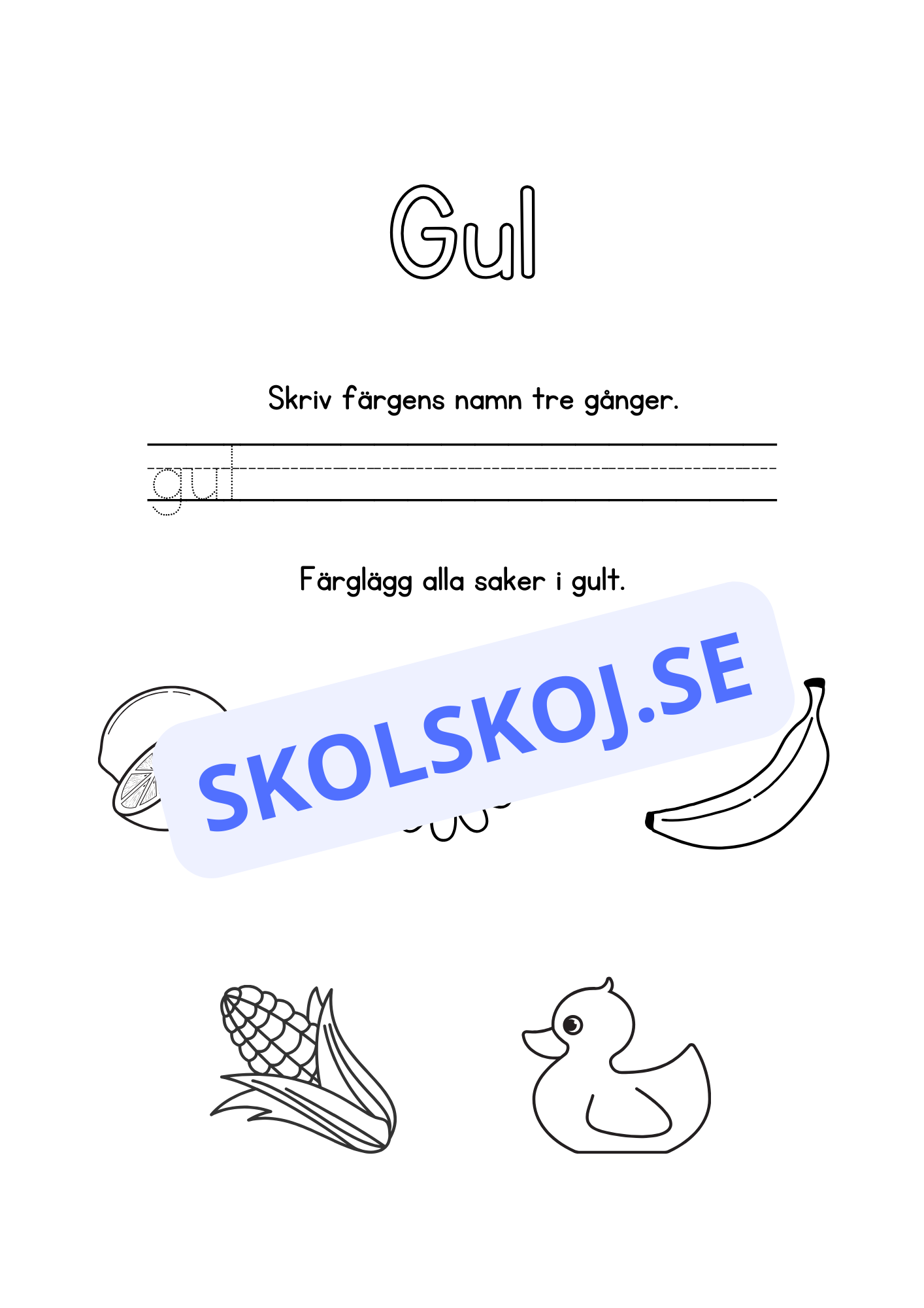 Min färgbok - Häfte