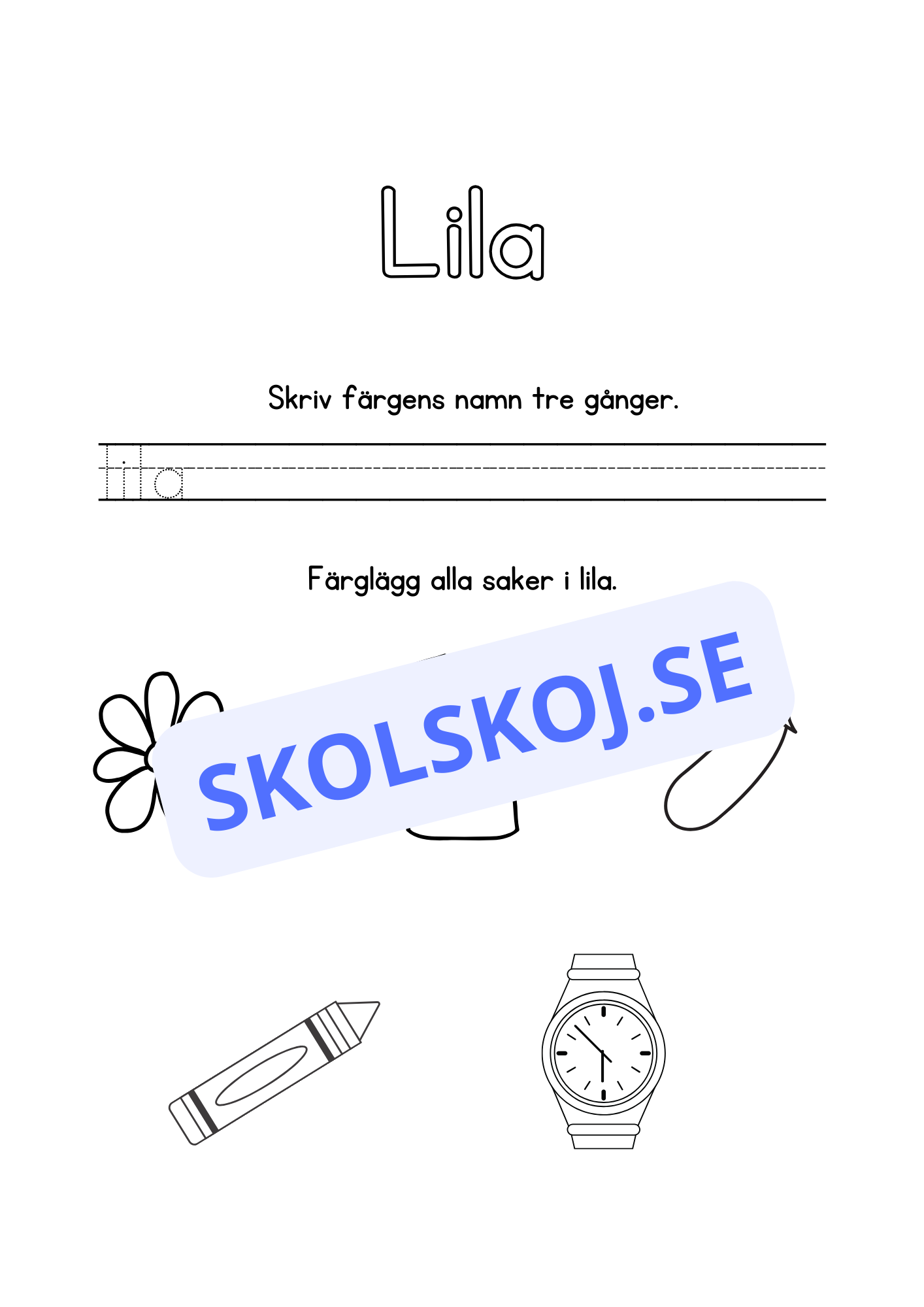 Min färgbok - Häfte