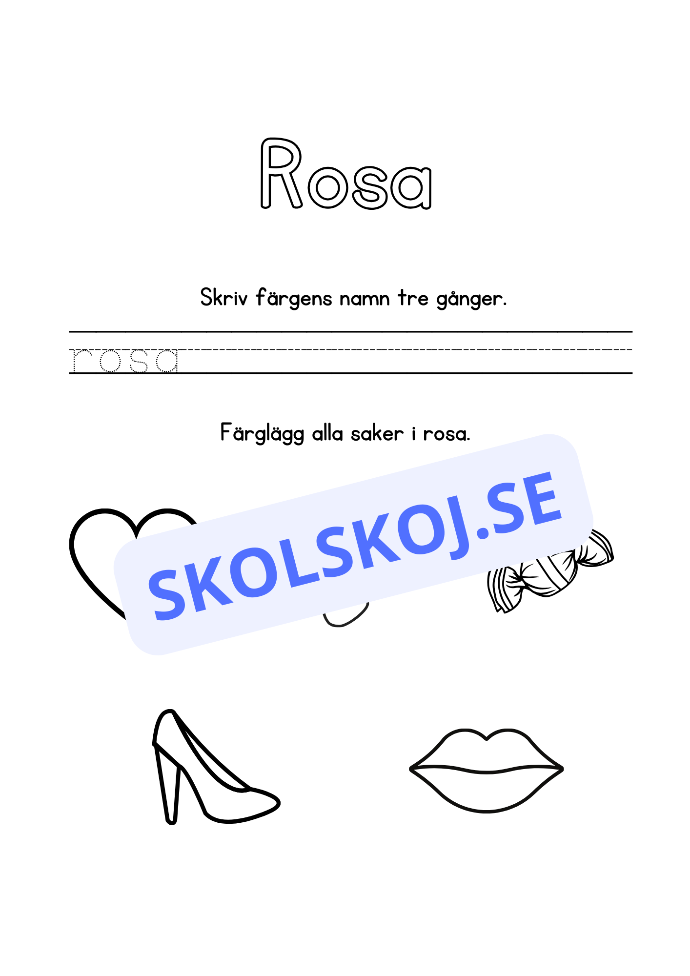 Min färgbok - Häfte